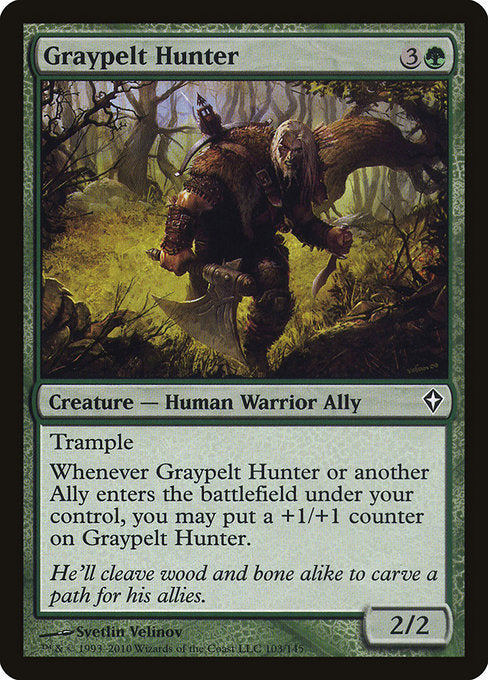 Graypelt Hunter (103) [Worldwake]
