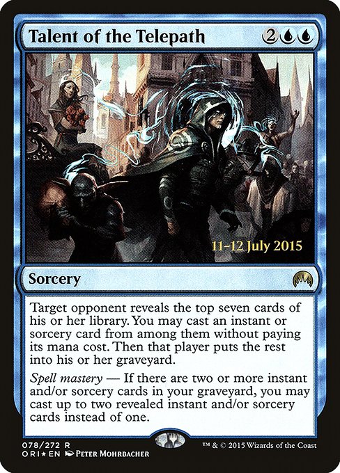 Talent of the Telepath (78s) [Magic Origins Promos]