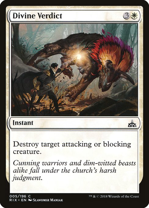 Divine Verdict (5) [Rivals of Ixalan]