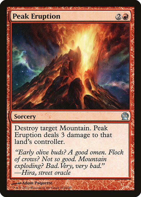 Peak Eruption (132) [Theros]