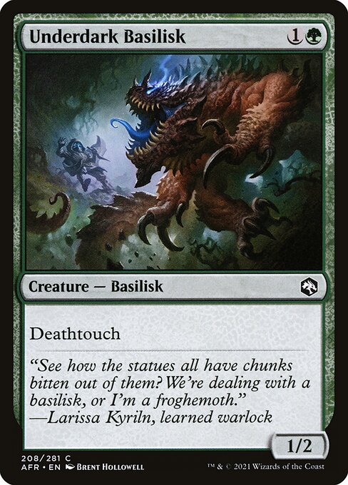 Underdark Basilisk (208) [Adventures in the Forgotten Realms]