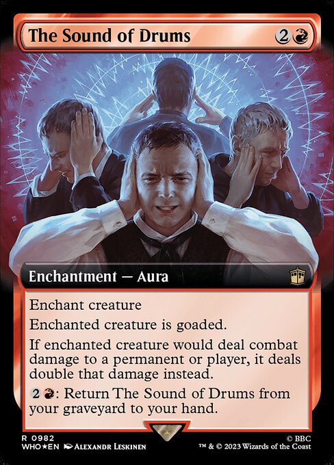 The Sound of Drums (982) [Doctor Who] [Extended Art]