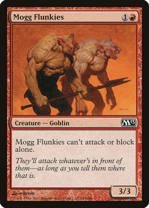 Mogg Flunkies (143) [Magic 2013]