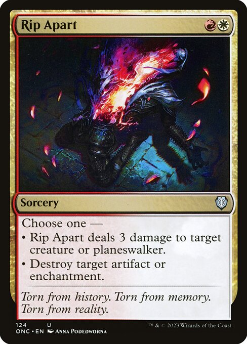 Rip Apart (124) [Phyrexia: All Will Be One Commander]