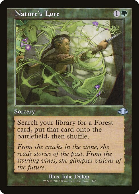 Nature's Lore (346) [Dominaria Remastered]