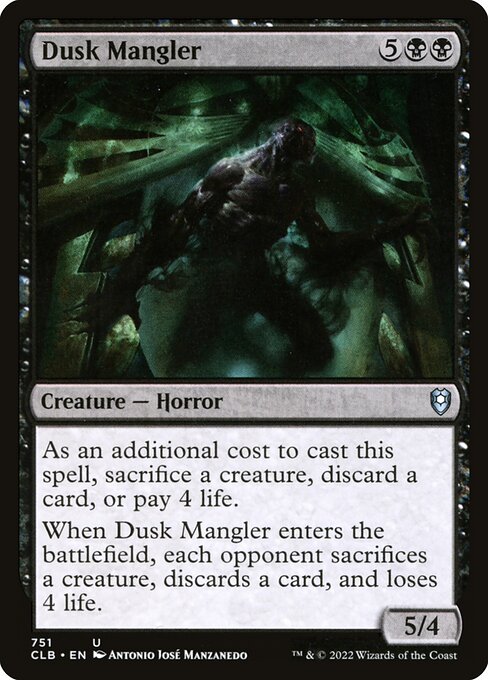 Dusk Mangler (751) [Commander Legends: Battle for Baldur's Gate]