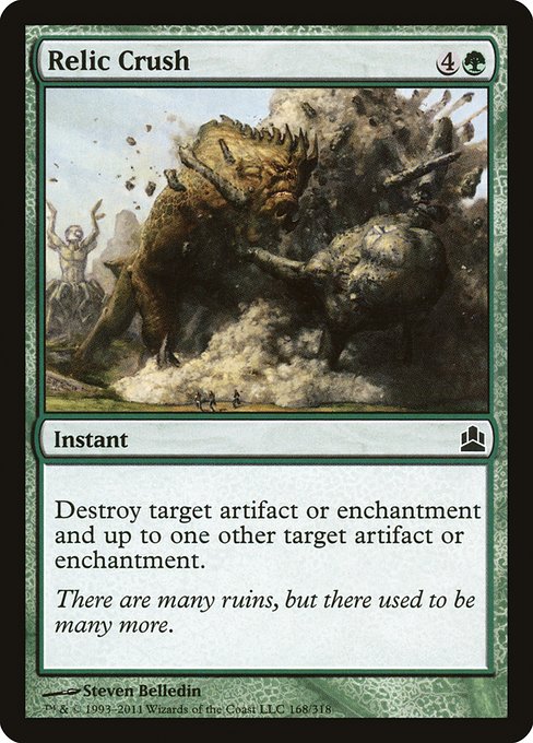 Relic Crush (168) [Commander 2011]