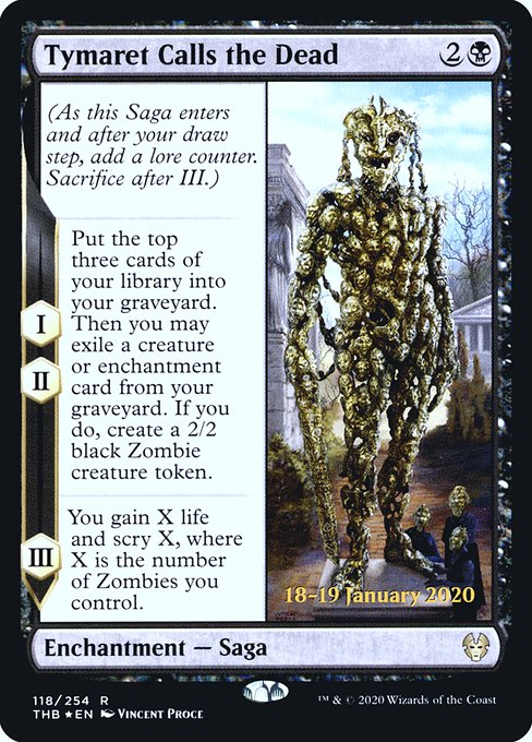 Tymaret Calls the Dead (118s) [Theros Beyond Death Promos]