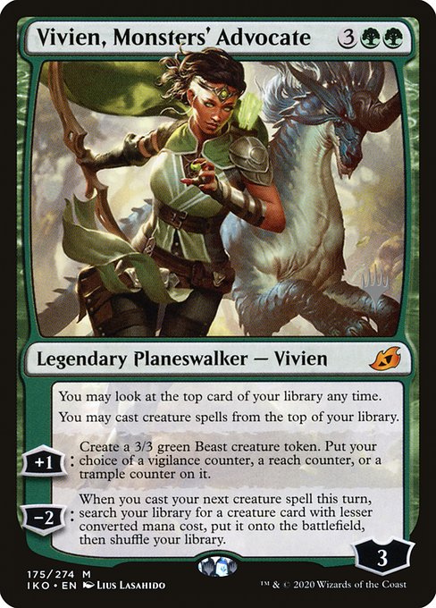 Vivien, Monsters' Advocate (175p) [Ikoria: Lair of Behemoths Promos]