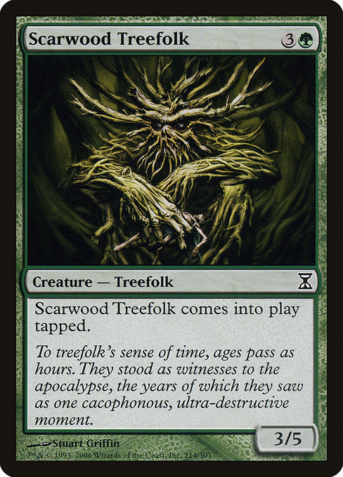 Scarwood Treefolk (214) [Time Spiral]