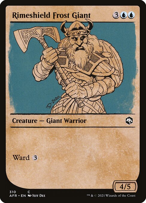 Rimeshield Frost Giant (310) [Adventures in the Forgotten Realms] [Showcase]