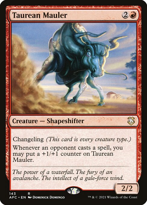 Taurean Mauler (143) [Forgotten Realms Commander]