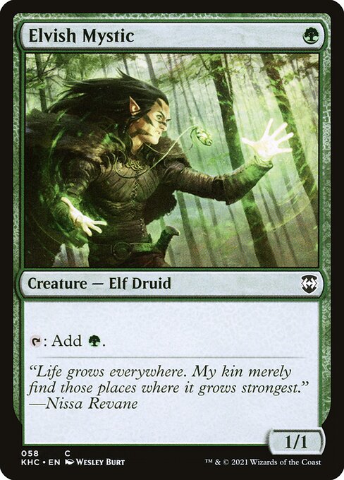 Elvish Mystic (58) [Kaldheim Commander]