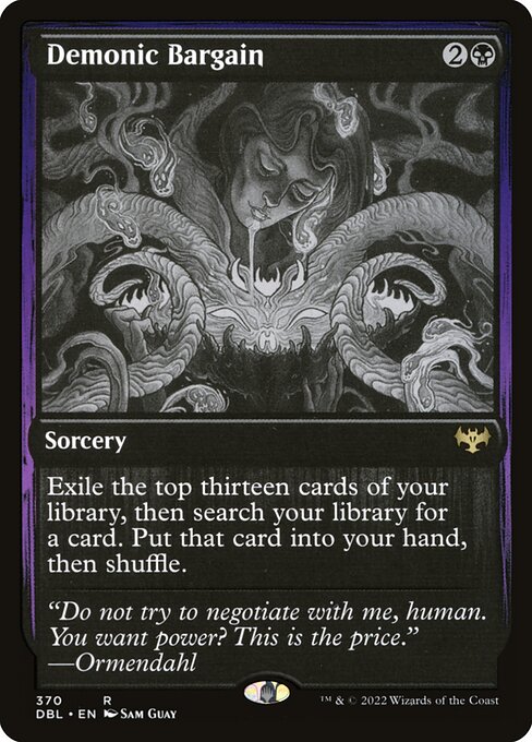 Demonic Bargain (370) [Innistrad: Double Feature]