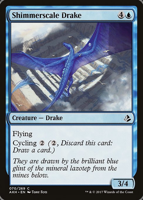 Shimmerscale Drake (70) [Amonkhet]