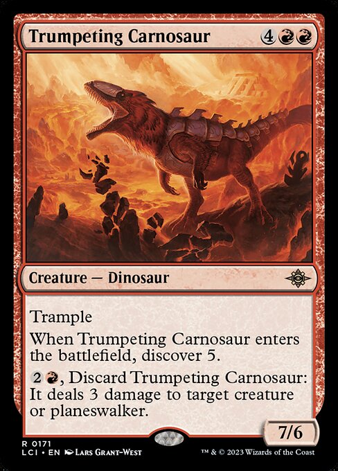 Trumpeting Carnosaur (171) [The Lost Caverns of Ixalan]