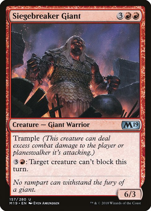 Siegebreaker Giant (157) [Core Set 2019]