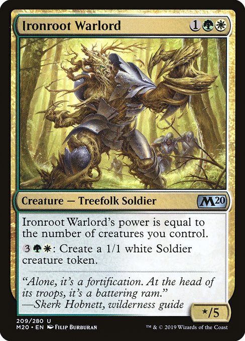 Ironroot Warlord (209) [Core Set 2020]