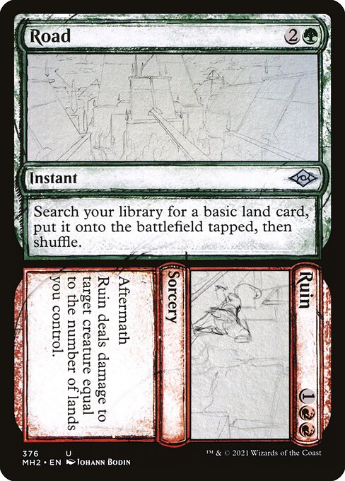Road // Ruin (376) [Modern Horizons 2] [Showcase]