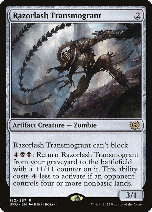 Razorlash Transmogrant (122) [The Brothers' War]