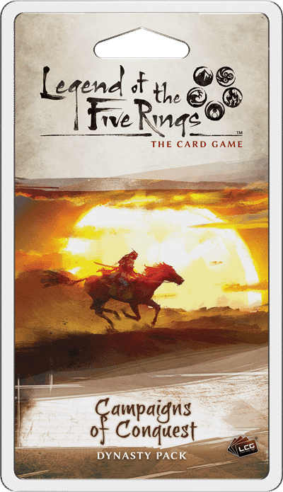 L5R LCG: Campaigns of Conquest Dynasty Pack L5C32 image 0