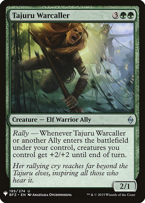 Tajuru Warcaller (BFZ-195) [The List]