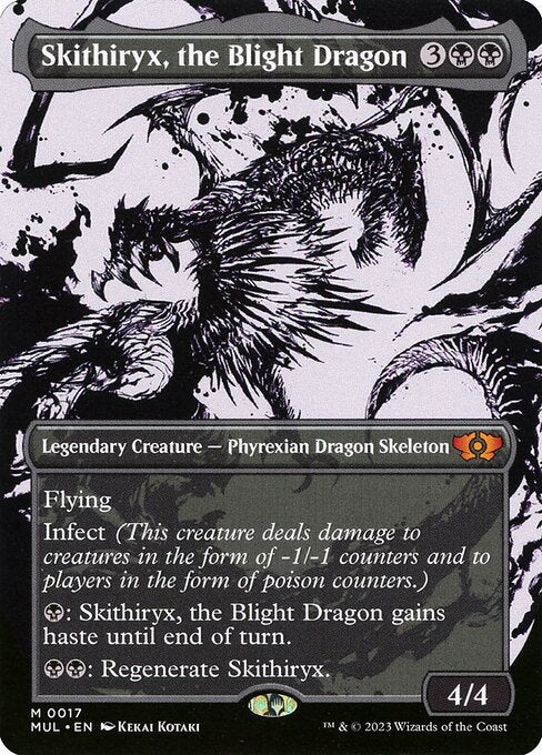 Skithiryx, the Blight Dragon (17) [Multiverse Legends] [Showcase, Borderless]