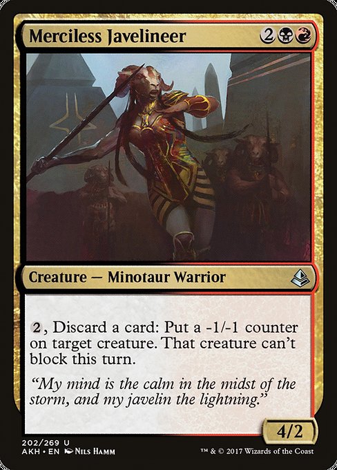 Merciless Javelineer (202) [Amonkhet]
