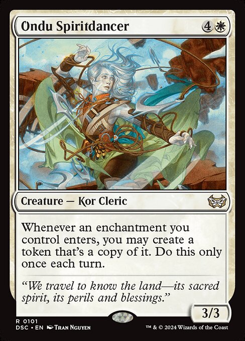 Ondu Spiritdancer (101) [Duskmourn: House of Horror Commander]