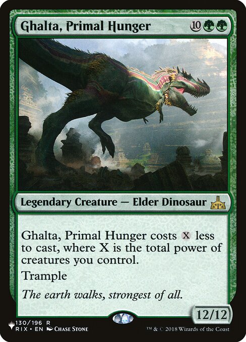 Ghalta, Primal Hunger (RIX-130) [The List]
