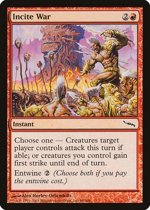Incite War (96) [Mirrodin]
