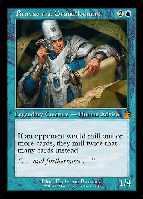 Bruvac the Grandiloquent (309) [Ravnica Remastered]