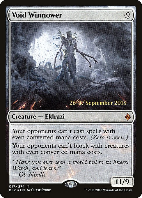 Void Winnower (17s) [Battle for Zendikar Promos]