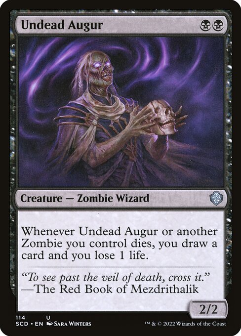 Undead Augur (114) [Starter Commander Decks]