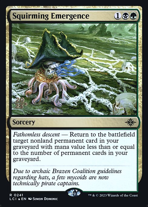 Squirming Emergence (241s) [The Lost Caverns of Ixalan Promos]