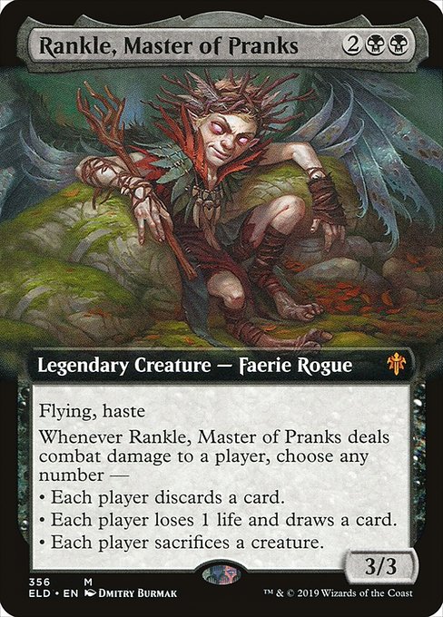 Rankle, Master of Pranks (356) [Throne of Eldraine] [Extended Art]