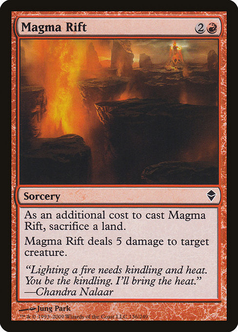 Magma Rift (136) [Zendikar]
