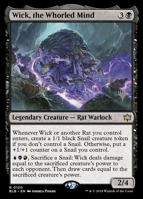 Wick, the Whorled Mind (120p) [Bloomburrow Promos]