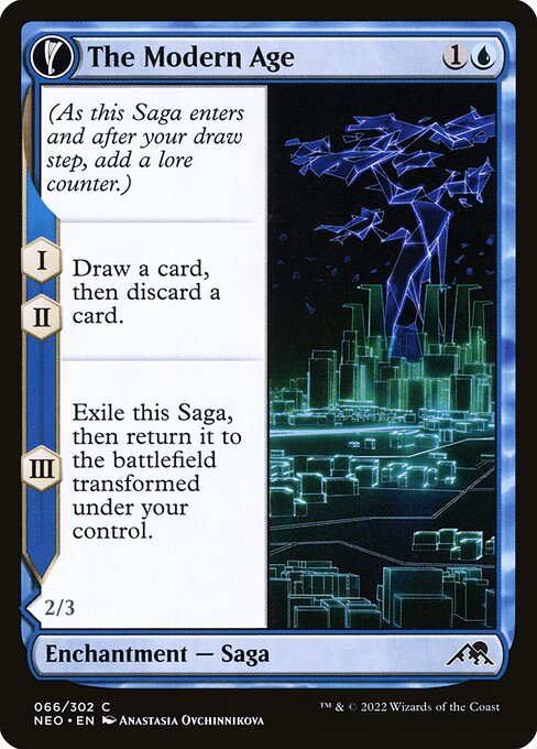 The Modern Age // Vector Glider (66) [Kamigawa: Neon Dynasty]