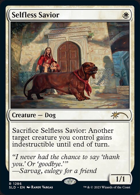 Selfless Savior (1286) [Secret Lair Drop]