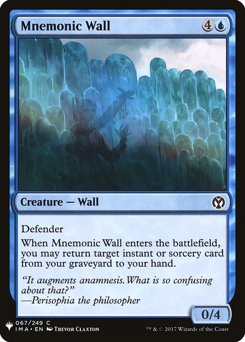 Mnemonic Wall (IMA-67) [The List]