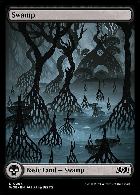 Swamp (264) [Wilds of Eldraine] [Full Art]