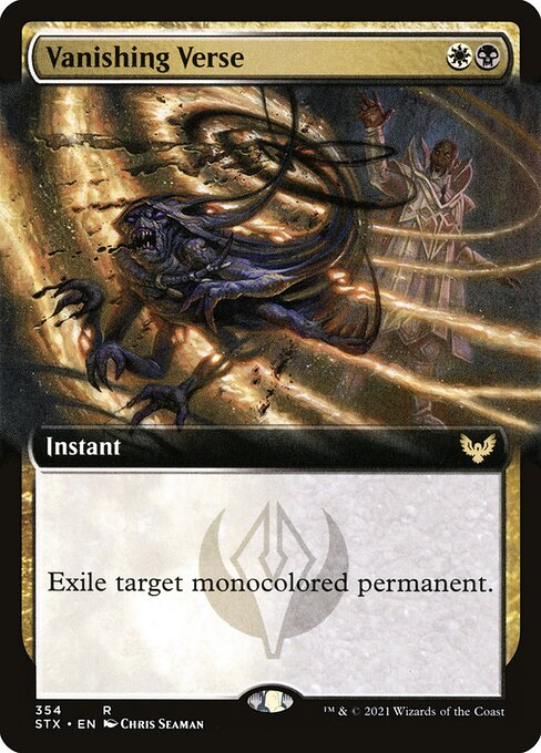 Vanishing Verse (354) [Strixhaven: School of Mages] [Extended Art]