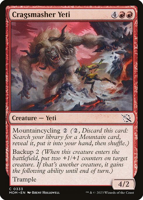 Cragsmasher Yeti (333) [March of the Machine]