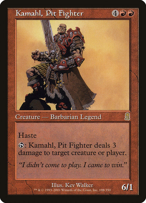 Kamahl, Pit Fighter (198) [Odyssey]