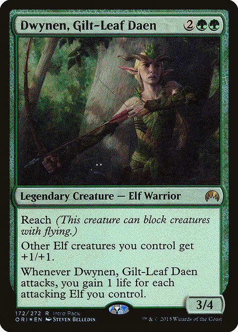 Dwynen, Gilt-Leaf Daen (172) [Magic Origins Promos]