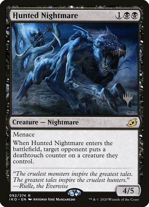 Hunted Nightmare (92p) [Ikoria: Lair of Behemoths Promos]
