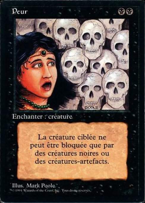 Fear (111) [Foreign Black Border]