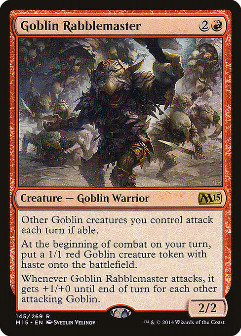 Goblin Rabblemaster (145) [Magic 2015]