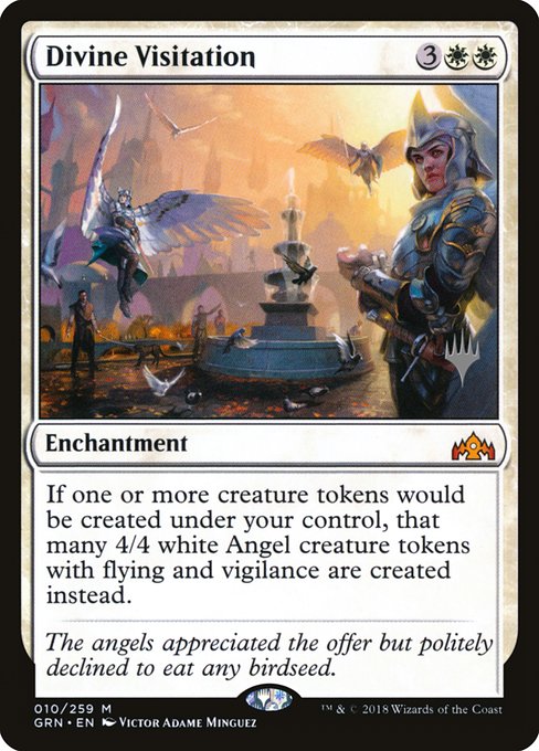 Divine Visitation (10p) [Guilds of Ravnica Promos]